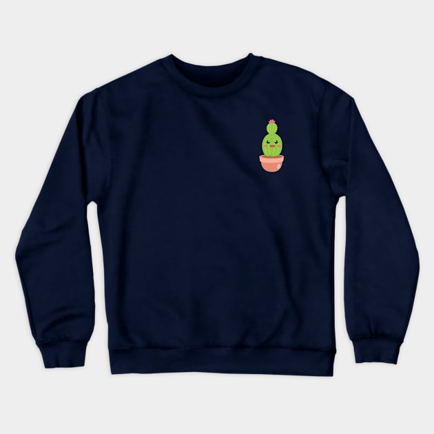 cute cactus Crewneck Sweatshirt by hatem